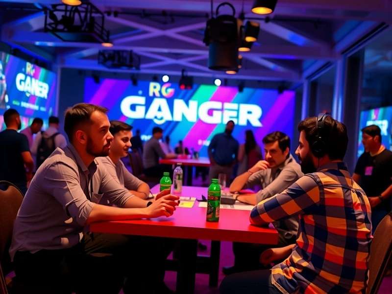 Ginger Dash player community meeting at a gaming event in India